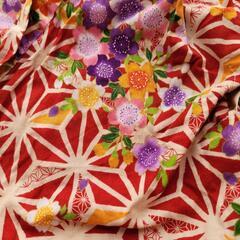 ハンドメイド 浴衣 セパレート 麻の葉 帯無しの画像