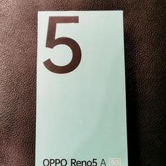 【未開封】OPPO オッポ Reno5 A シルバーブラック5G...
