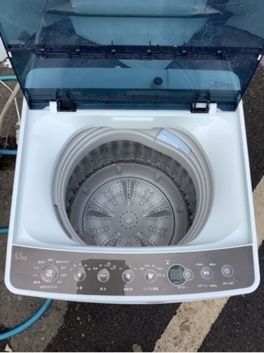 【SALE】ハイアール 5.5kg 全自動洗濯機　ブラックHaier JW-C55A リサイクルショップ宮崎屋　佐土原店22.1.22F