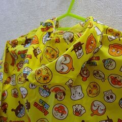 アンパンマン カッパ レインコート キッズ 110cm 黄色 ケース付き 札幌 西岡店の画像