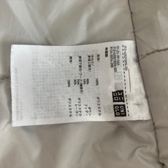 UNIQLO コクーンハイブリッドダウンコート　サイズXL中古の画像