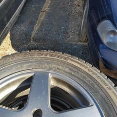 ブリザック スタッドレスタイヤ ワーゲンゴルフ等に　社外アルミ4本セットの画像