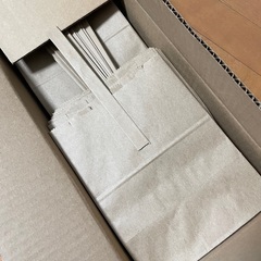 60枚　片ひも紙袋(クラフト) 茶無地  幅17×高21.5×マ...