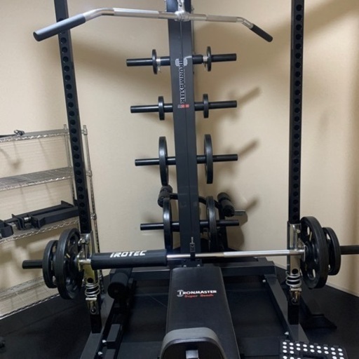 【引越しの為全部売ります】アイアンマスター IM2000 トレーニングマシン ホームジム 可変ダンベル オリンピックバー