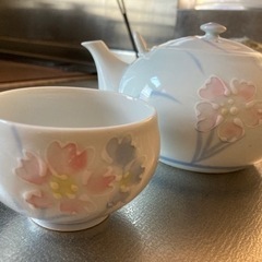 急須、湯呑み5個セット