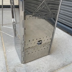 キャンビングムーン(CAMPINGMOON) バーベキュー用 折りたたみ火起し器 フォールディング 炭火おこし器 FD 炭焼き名人 ステンレス製の画像