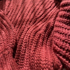 受付終了。神戸レタス　リブ編みセーターの画像