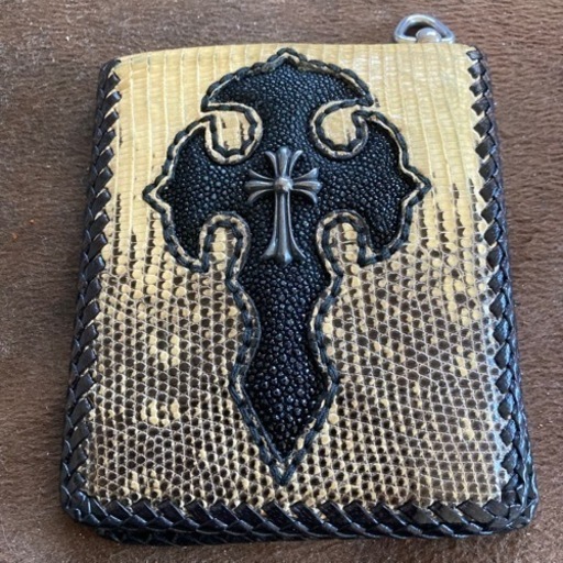 バイカーズショートウォレット　リザード&スティングレー