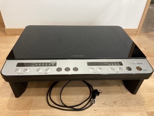 アイリスオーヤマ　IHヒーター　IHK-W12SP-B