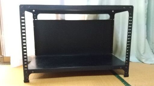 黒スチールラック　幅87×高61×奥40