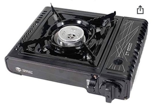 【未使用品】ポータブルカセットコンロ　卓上ストーブ　過圧保護 強火力2.9kW