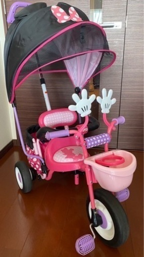 【三輪車】カーゴサンシェード ミニーマウス