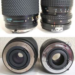 動作未確認★Tokina トキナー レンズ 4本セット ニコンマウント他　カメラレンズ まとめて レトロ フィルムカメラ ☆ PayPay(ペイペイ)決済可能 ☆ 札幌市 豊平区 平岸の画像