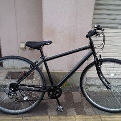 27吋 シティークロスバイク 6speed/ブラック
