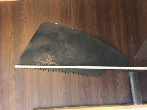 ノコギリ　骨董品　アンティーク　オブジェ
