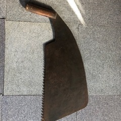 ノコギリ　骨董品　アンティーク　オブジェの画像