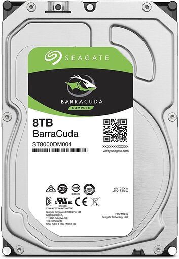 Seagate BarraCuda 3.5 8TB 内蔵ハードディスク HDD