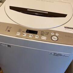 急募！明日1/23　15時までに引き取り可能な方！SHARP洗濯機　2020年製！2000円！！の画像