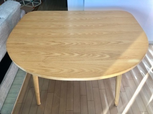 半円形ダイニングテーブル　美品