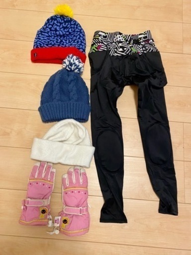 女の子用　スキー　スノボウェア　140cm 150cm 小物付き