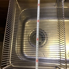 ラバーゼ 水切りかご大 サイズ約452×312×140 重量約1530gの画像