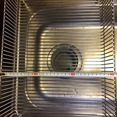 ラバーゼ 水切りかご大 サイズ約452×312×140 重量約1530gの画像