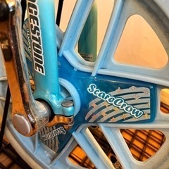 ブリヂストン スケアクロウ 一輪車　16インチ　スタンド付の画像