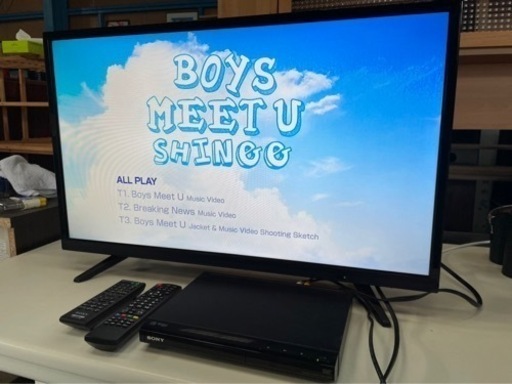 ☆2019年製TV32型☆SONY 2015年製DVDプレイヤーセット♪