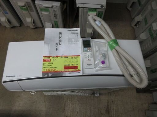 K03066　パナソニック　中古エアコン　主に10畳用　冷2.8kw ／ 暖3.6kw
