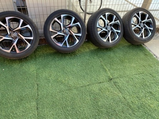 C-HR純正18インチホイールバリ山タイヤ付き美品ブリヂストン225 50 18