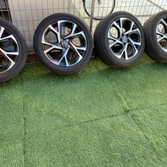 C-HR純正18インチホイールバリ山タイヤ付き美品ブリヂストン2...