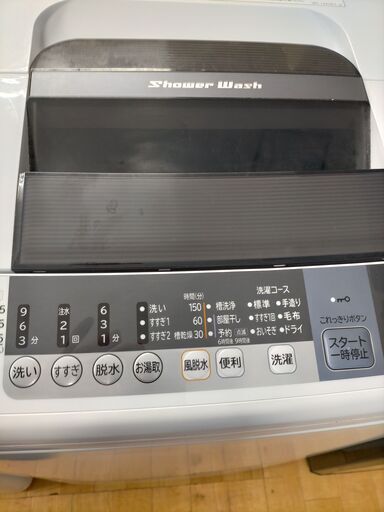 G5229　分解清掃済み　カード利用可能！　安心の半年保証　 洗濯機　NW-6WY　日立　6㎏　2016年製　送料A　生活家電　札幌　プラクラ南9条店