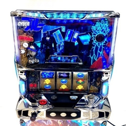 5/9スロット　SANYO サイバーブルー　コインレス　中古
