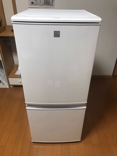 【決定しました】　シャープ　冷蔵庫　2016年製　SJ-14E4-KW