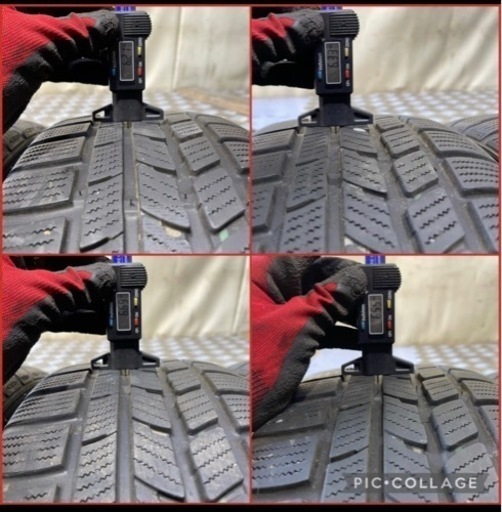 Venthandi 17インチ 7.0J +48 PCD100 5H【215/45R17】NEXEN 2012年製 7分山 スタッドレスタイヤ付4本セット！トヨタ プリウス などに