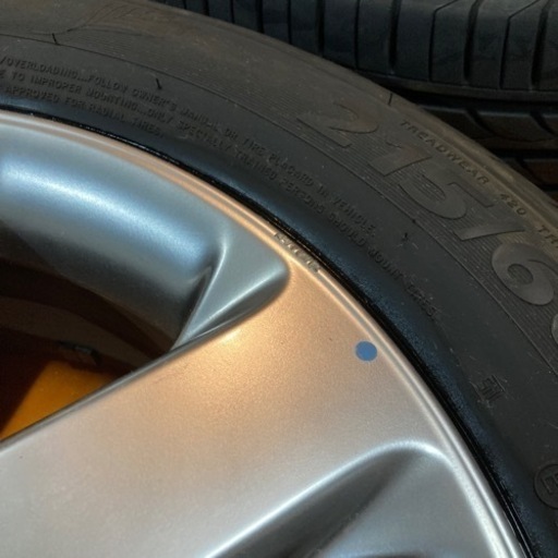 ?215/60R17 8分山ラジアルタイヤ&日産アルミセット