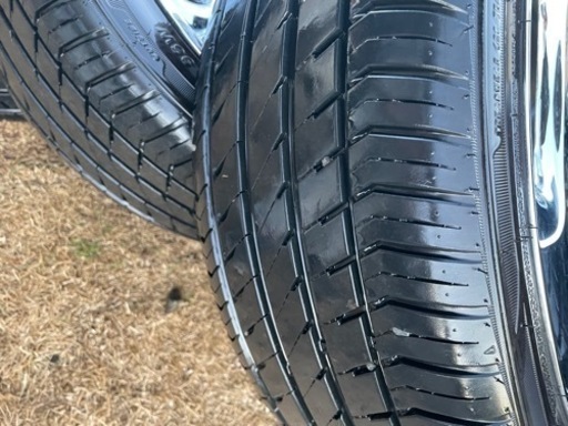 値下げメッキホイール19インチバリ山タイヤセット