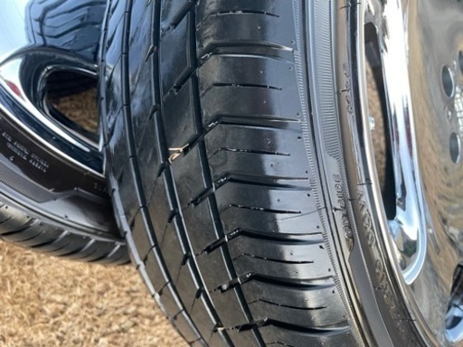 値下げメッキホイール19インチバリ山タイヤセット