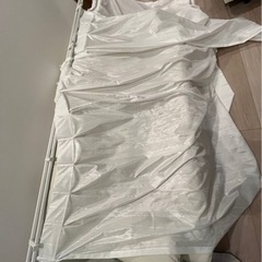 <お譲りします>カーテン&レール　縦185㎝横240㎝の画像