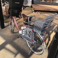 パナソニック　26インチ　子供二人乗りの画像