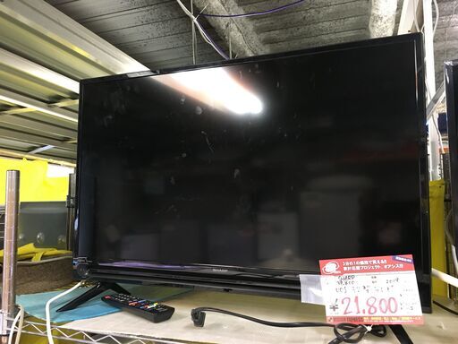 ☆中古 激安！！￥21,800！！SHARP　シャープ　32インチ液晶テレビ　家電　2019年製　２T-C32AC1型　【BBM122】