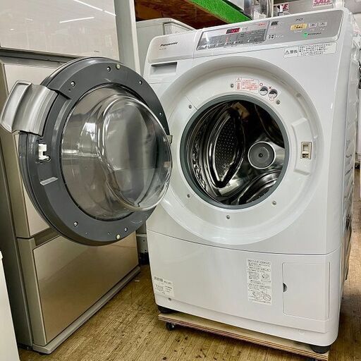 美品【 Panasonic 】パナソニック プチドラム 洗濯7.0㎏/乾燥3.5㎏ ドラム式洗濯機 エコナビ マンションサイズ NA-