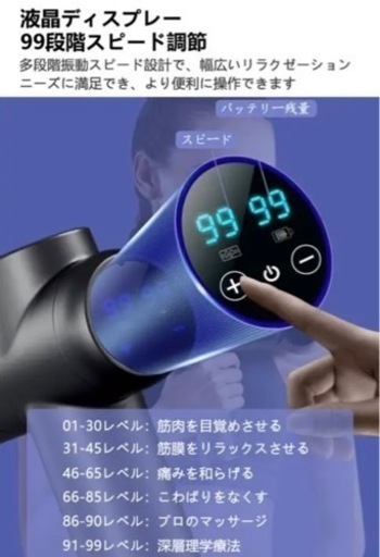 マッサージガン マッサージ機器 筋膜リリース 肩コリ マッサージ機 軽量 電動