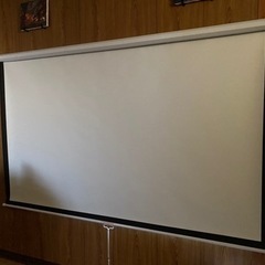 【美品】プロジェクター用　ロールスクリーン