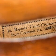 イタリア製 1800年 バイオリン4/4 Battista Cerutiの画像