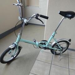 (決まりました) ミント色の自転車の画像