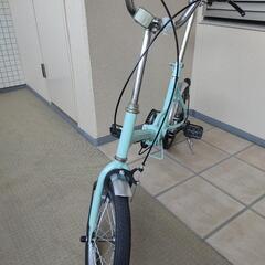 (決まりました) ミント色の自転車の画像