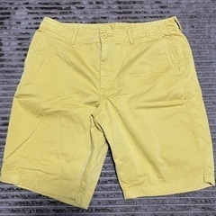 UNIQLO ハーフパンツ　マスタード
