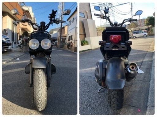 HONDA ズーマー AF58 後期型インジェクション 実働車 BEAMSマフラー/シート下ボックス/USBポート他 足立区