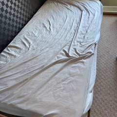 シングルベッド　マットレス付きの画像